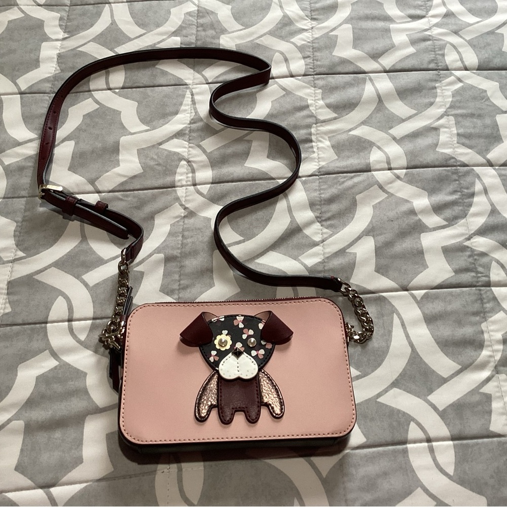 Kate Spade Pink and Brown Crossbody Bag